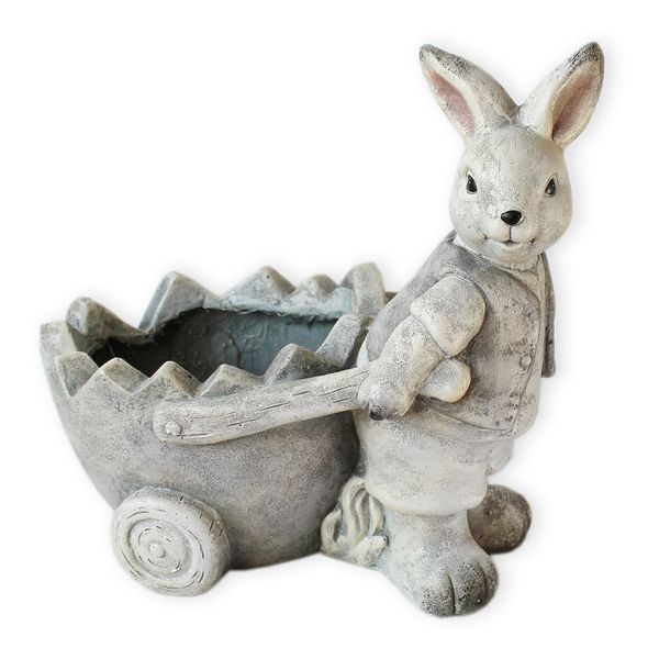 Zajíc obal polyresin 29,5cm natural